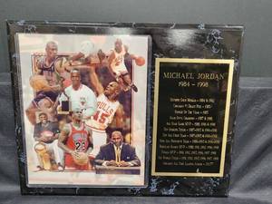 lot 248 image: Chicago Bulls Legend Career Achievement Plaque