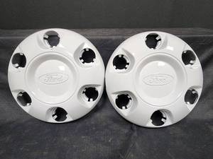 lot 253 image: Pair of New 2020-2023 Ford Transit Center Caps 6-Lug