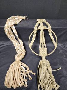 lot 261 image: Macrame Hangers