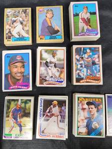 lot 275 image: Vintage 1980s Topps Baseball Cards and Others