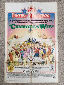 lot 295 image: 27x40 Charlottes Web (1973) Paramount Pictures Production Document