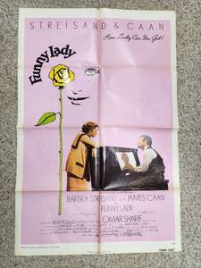 lot 296 image: 27x40 Original 1975 Funny Lady Movie Poster