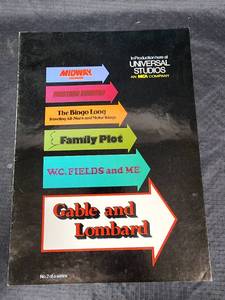lot 299 image: Vintage Universal Studios Production Guide - Gable and Lombard Era