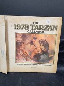 lot 312 image: 1978 Tarzan Calendar by Ballantine Books