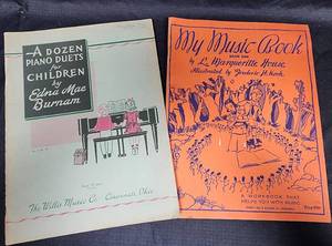 lot 325 image: Vintage Childrens Piano Music Books Collection