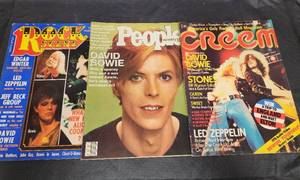 lot 330 image: Vintage 1970s Rock Magazine Collection - David Bowie Cover Issues