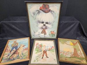 lot 104 image: Vintage Framed Pictures