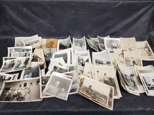 lot 126 image: Large Lot of Vintage Black and Photographs