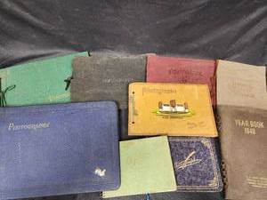 lot 129 image: Vintage Photo Album Collection with UDC Monument Cover