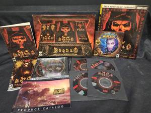 lot 133 image: Vintage Blizzard PC Games Collection - Diablo & World of Warcraft