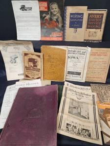 lot 136 image: 1890 The Farmers Compendum Business Records Hardback Book and very old farming related papers