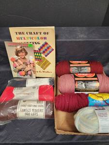 lot 439 image: Asst Yarn and Books