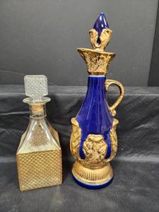 lot 443 image: 2 Whiskey Decanters .