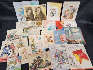 lot 535 image: Very Old Cards and Postcards