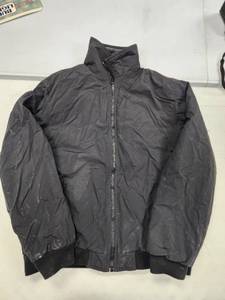 lot 573 image: Covington Mens Hooded Winter Jacket, Wrangler Work Coat and Black Denim Jacket all size medium