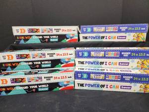 lot 581 image: 39in x 13.3in Banners for Classroom or Library