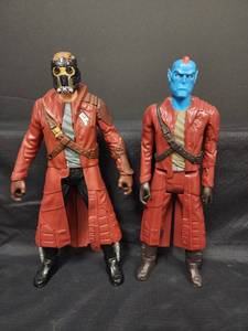 lot 14 image: Marvel Guardians of the Galaxy Star-Lord and Yondu Action Figure Set