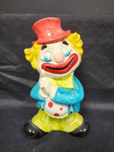 lot 47 image: Vintage Ceramic Clown Bank #9033