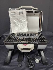 lot 659 image: Cuisinart Portable Electric Grill Model CEG-980T