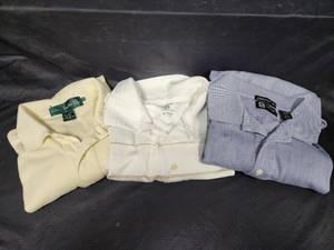 lot 666 image: XL Designer Golf Polo Shirt Lot - Knights of Round Table & Platinum Dry