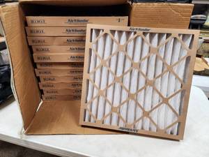 lot 672 image: 12ct. Air Handler 20x20x2 HVAC Air Filters - Case of Multiple Filters