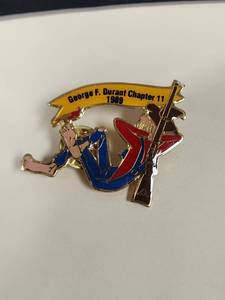 lot 78 image: George F. Durant Chapter 11 Commemorative Pin 1989