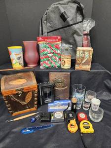 lot 84 image: Vintage Collectibles Lot - WWE DVD, GE Cassette Player, Promotional Items