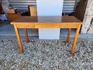 lot 732 image: Vintage Console Table with Drawer 48x19x29