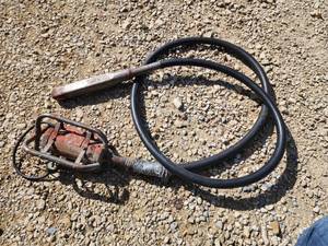 lot 737 image: Vintage Concrete Vibrator with Flexible Shaft