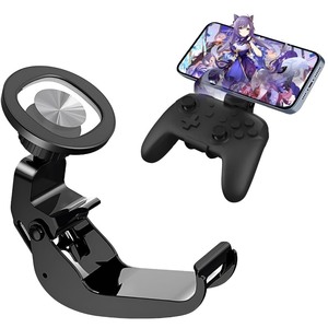 lot 7627007 image: NBCP Controller Phone Mount for Switch Controller - Gaming Phone Holder, MagSafe Phone Mount Bracket Clip Magnetic for N Switch and Switch Lite Pro Controller