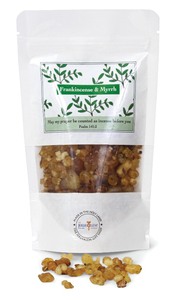 lot 7627015 image: Frankincense and Myrrh Holy Incense from Jerusalem in a Gift Pack - Sacred Jerusalem Resin Timeless Aromatic Treasures for Spiritual Awakening
