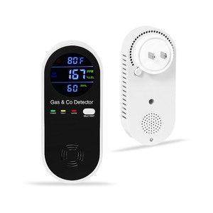lot 7627034 image: Combination Natural Gas Detector &amp Carbon Monoxide Detector, 4-in-1 Carbon Monoxide Alarm,Fahrenheit(°F) &amp Humidity,Propane,Methane,Gas Detector Alarm &amp CO Detector for Home,RV,Apartment