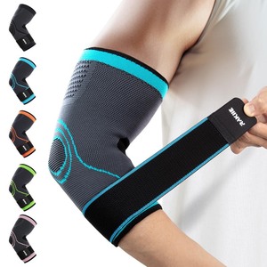 lot 7627083 image: Elbow Compression Sleeve 2 Pack, Elbow Brace for Tendonitis and Tennis Elbow, Pain Relief Elbow Brace for Men & Women, Elbow Sleeve Reduce Joint Pain for Tennis, Golfer, Workouts, Blue (S)