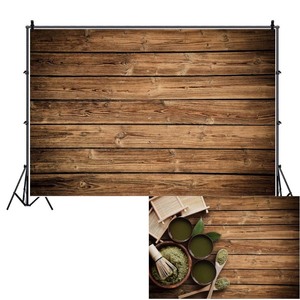 lot 7627120 image: OFILA Wood Backdrop for Photography 7x5ft Vinyl Brown Wood Backdrop Rustic Wooden Wall Backdrop Country Wood Photo Backdrop Birthday Baby Shower Backdrop Wooden Floor Backdrop