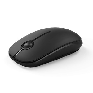 lot 7627124 image: VssoPlor Wireless Mouse, 2.4G Slim Portable Computer Mice with Nano Receiver for Notebook, PC, Laptop, Computer (Black)