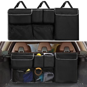 lot 7627163 image: XHRING Car Trunk Organizer Storage Backseat Hanging Bag for Cadillac XT5 Escalade XT4 XT6 XTS SUV Camping Accessories 2000-2024 2025