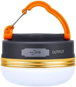 lot 7627171 image: Censinda LED Camping Lantern, Rechargeable & Portable Tent Light, 300LM,3 Light Modes,1800mAh Power Bank,with Magnet Base,Electric Lantern Flashlight for CampingHikingFishingHurricaneEmergency