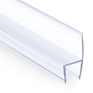 lot 7627185 image: AmazerBath Side Seal Strip Shower Installation Kit for Shower Door 12 Inch Glass - 78.75 Inches (15.75 Inches x 5)