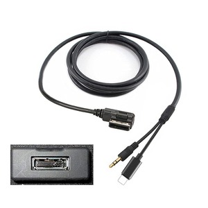 lot 7627207 image: SHINETEC MMI MDI Aux Charing Cable 3.5 mm Music Adapter for Merced-ES Ben-z, Compatible with IP 14 13 12 11 Pro Max Xs Max XR 8 7 6