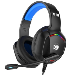 lot 7627212 image: IMYB A36 Gaming Headset with Microphone for Pc, Xbox One Series Xs, Ps4, Ps5, Switch, Stereo Wired Noise Cancelling Over-Ear Headphones with Mic for Computer, Laptop, Mac, Nintendo, Gamer (Blue)