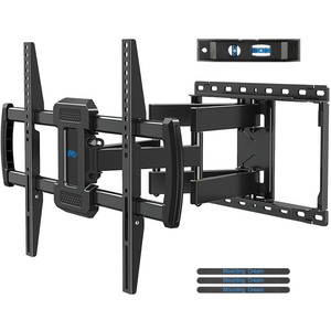 lot 7627220 image: Mounting Dream TV Wall Mount, UL Listed Full Motion Mount Bracket for 42-84 Inch Flat Screen TVs, Swivel Articulating Dual Arms, Max VESA 600x400mm, 100 LBS Loading, Fits 16 Inches Wood Studs, MD2296