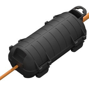 lot 7627228 image: Extension Cord Cover Outdoor, Cord Connector Protector IP54 Water-Resistant, Indoor Electrical Safety Box for Plug Outlet Tool Holiday Light Black