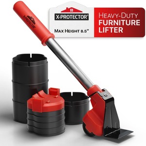 lot 7627267 image: X-Protector Furniture Lifter Tool - Premium Furniture Jack Lifter Tool to Lift Furniture Easily - Appliance Lifter with 8.5 Adjustable Height - Ideal Jack to Lift Furniture Easily with Minimal Effort