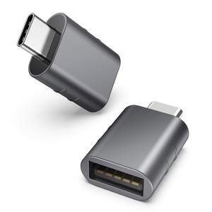 lot 7627268 image: Syntech USB C to USB Adapter Pack of 2 USB C Male to USB 3.0 Female Adapter Compatible with MacBook Pro Air 2024, Microsoft Surface, iPad,Samsung Notebook, Dell XPS and More Type C Devices,Space Grey