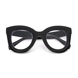 lot 7627270 image: FEISEDY Retro Oversized Blue Light Blocking Reading Glasses Cateye Thick Frame Anti Glare Digital Eyestrain Readers B2980