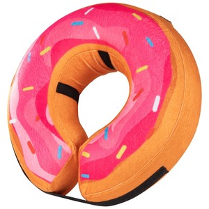 lot 7627272 image: Grand Line Donut Inflatable Collar for Dogs and Cats, Soft Recovery Dog Cone After Surgery, Protective Pet Neck Cone for Small, Medium, Large Dogs, Not Block Vision (Pink, S)