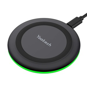 lot 7627283 image: Yootech Wireless Charger,10W Max Fast Wireless Charging Pad Compatible with iPhone 1616 Plus16 Pro Max151413SE 20221211X8,Samsung Galaxy S22S21S20,for AirPods Pro 2(No AC Adapter)