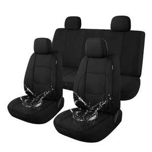 lot 7627285 image: Pariitadin Waterproof Car Seat Covers Full Set, Neoprene Seat Covers for Cars, Universal Fit Interior Covers for Most Cars Sedan Van Truck SUV(Black)
