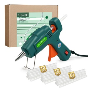 lot 7627302 image: SHJADE Hot Glue Gun with 30 Glue Sticks, Fast Preheating Hot Melt Gun, Mini Glue Gun Kit for Kids DIY School Craft Projects and Quick Home Repairs, 20W Green