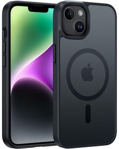 lot 7627316 image: FNTCASE for iPhone 13 Phone Case iPhone 14 Magnetic Translucent Matte Back Cover Metal Button Military Grade Protection Shockproof Shell Full Body Protective Slim Cell Phonecase - 6.1 inch